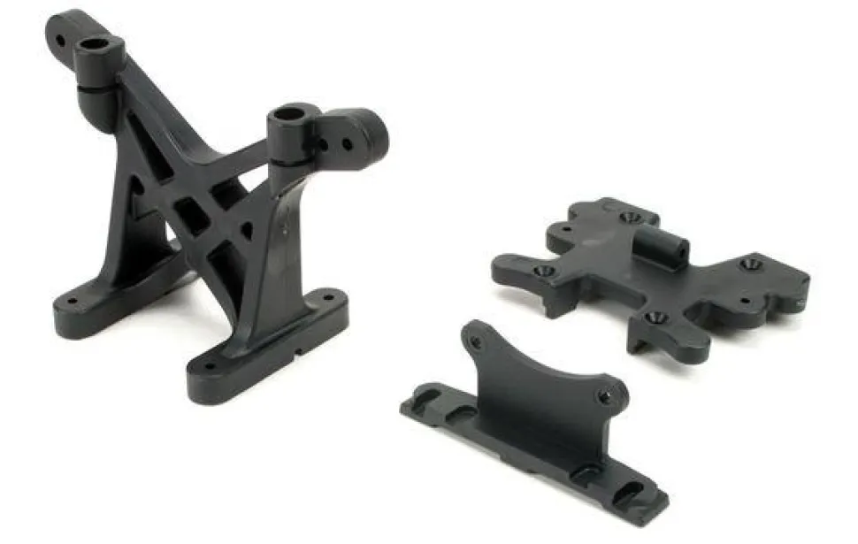 Front/Rear Shock Tower w/Pin Mounts: LST, AFT - Losi - TLR