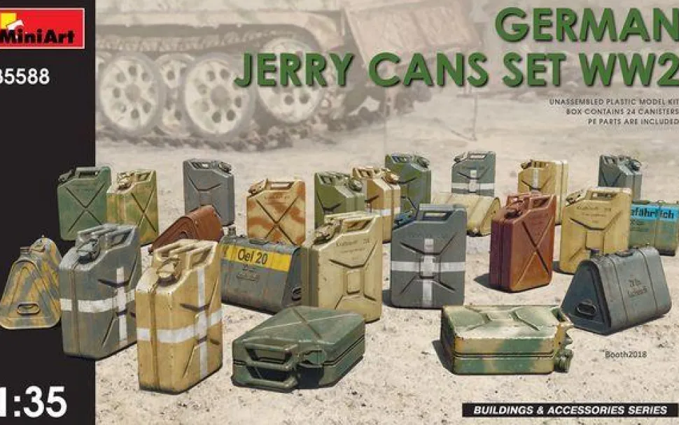 German Jerry Cans Set WW2 - 1:35e - MiniArt - Mini Art
