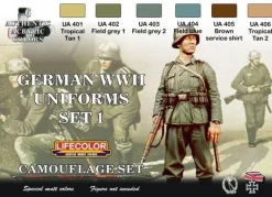 German military uniforms WWII set n.1 - Lifecolor - Lifecolor