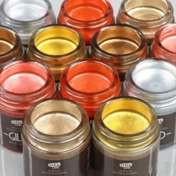 GILD Peinture acrylique émail à dorer argent (pot de 60ml) - Guild Materials