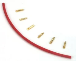 Gold Bullet Connector Set; 2mm (3) - E-flite