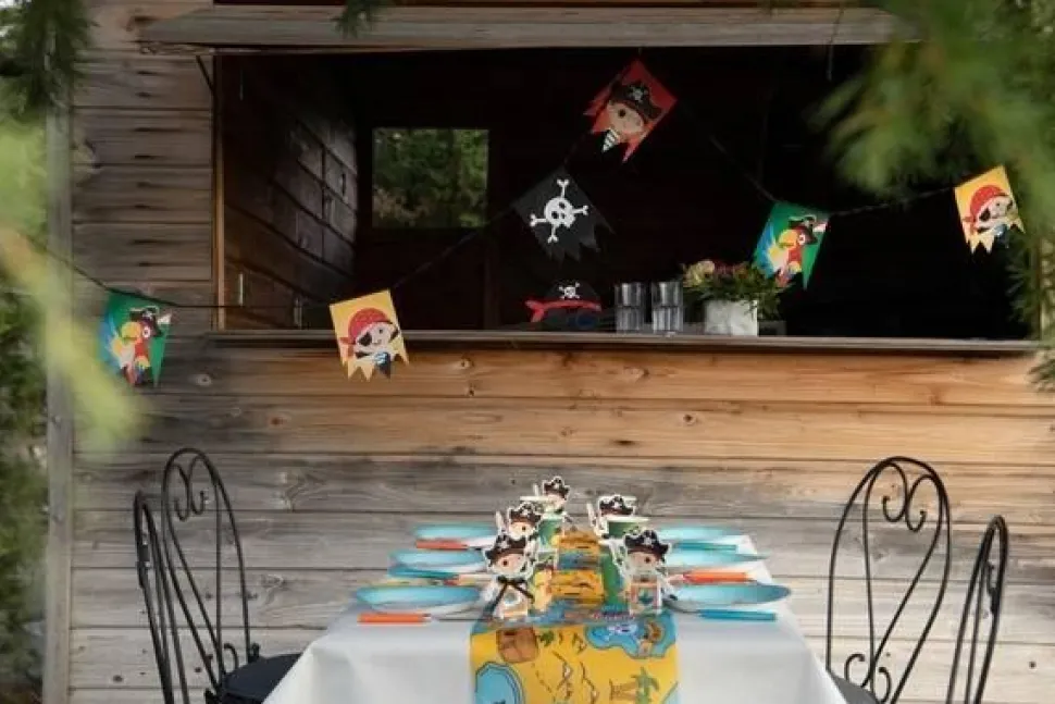 Grande Banderole Pirate enfant 6 mètres - RueDeLaFete