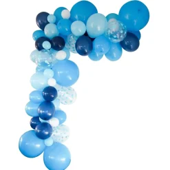 Guirlande Organique 5m de 50 ballons, BLEU - RueDeLaFete