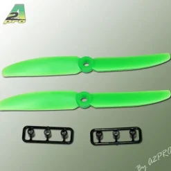 Hélice Gemfan Slow Fly CW vert 5 x 3 (2 pcs) A2PRO - Gemfan