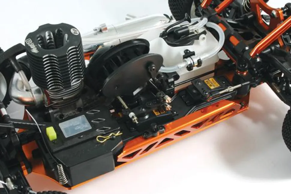 Hyper Cage Buggy Rtr W/Mach*28 18Kg Servo,2.4G Radio - Orange - Hobao