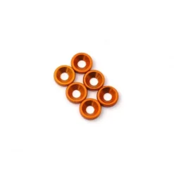 Kit rondelle cuvette alu orange - HobbyTek - HOBBYTECH