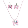 Lot de 1 Collier + 2 Boucles d'oreilles Papillon - RueDeLaFete