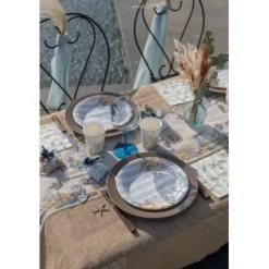 Lot de 10 Gobelets Coquillages 25cl - RueDeLaFete