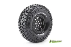 Louise RC - CR-GRIFFIN - Pneus 1-10e Crawler - Super Soft - Jantes 1.9" Noirs - Hex 12mm - Axial SCX - Louise RC Tyres