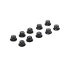 M3 Flanged Aluminum Lock Nuts, Black (10) - Losi - TLR