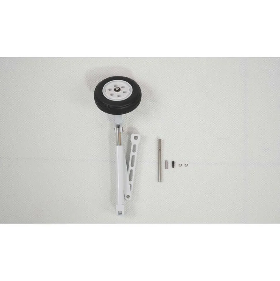 Main Gear Left Strut: F-16 Falcon-Gray 80mm EDF - E-flite