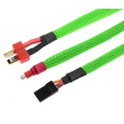 Manchon de protection pour câbles - Tressé - 6mm - Vert - 1m - Gforce