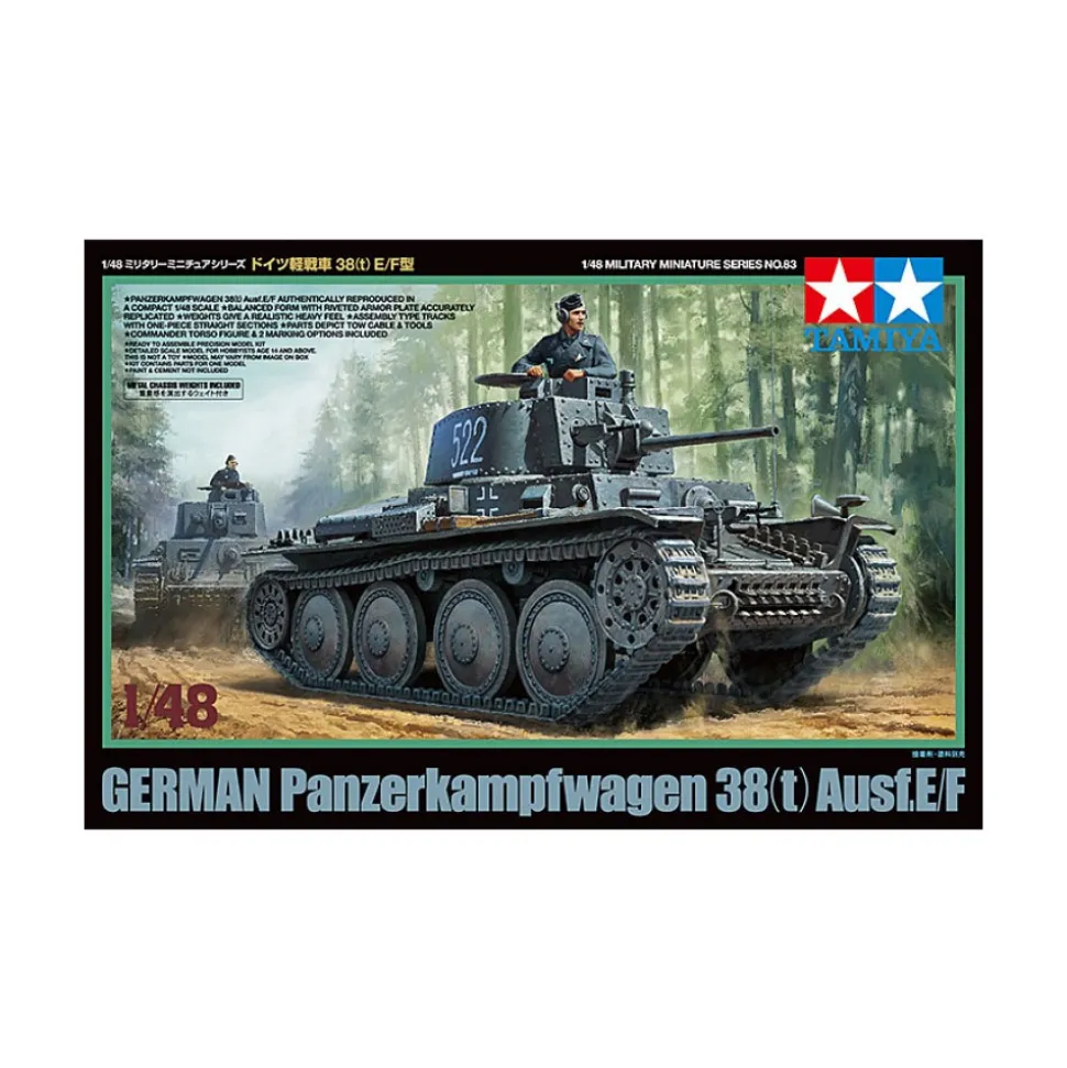 Maquette : Panzer 38 Ausf. E/F - Tamiya