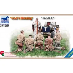 Maquette accessoire militaire : La Bénédiction du Prête - Bronco Models