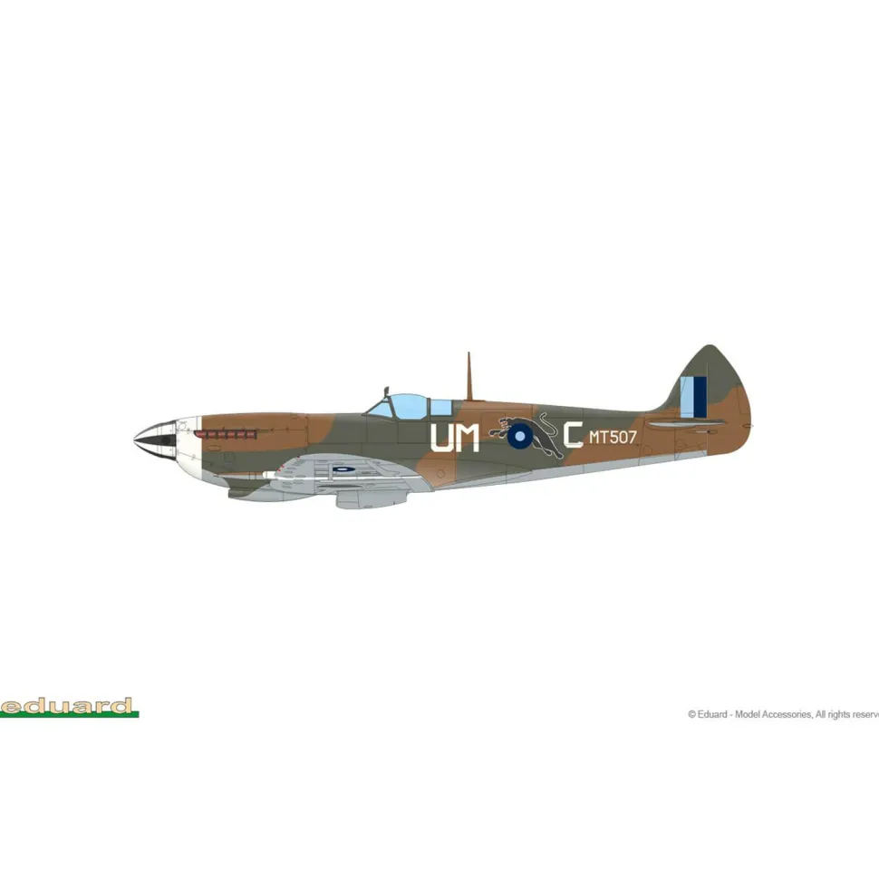 Maquette avion : Spitfire Mk.VIII - Eduard