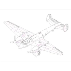 Maquette avion : avion bombardier soviétique PE-2 Bomber - Hobby Boss