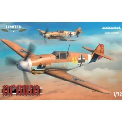 Maquette avion : BF109 Afrika Dual combo - Edition limitée en 1:72 - Eduard
