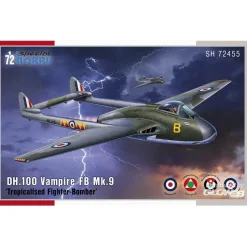 Maquette Avion : DH.100 Vampire FB.Mk.9 Tropicalised Fighter-Bomber - Special Hobby