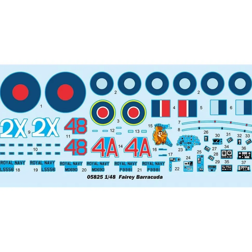 Maquette Avion : Fairey Barracuda in 1:48 - Trumpeter