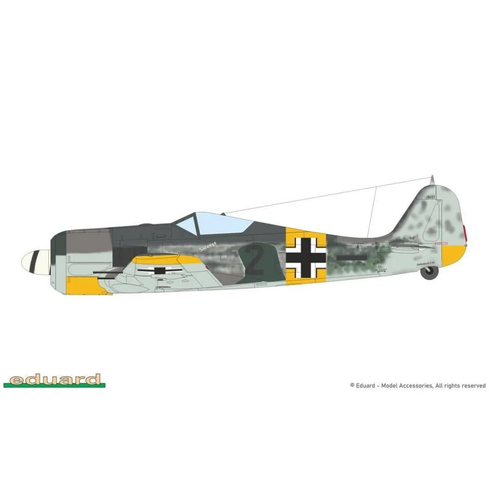 Maquette Avion : Fw 190A-6 EDUARD-PROFIPACK in 1:48 - Eduard