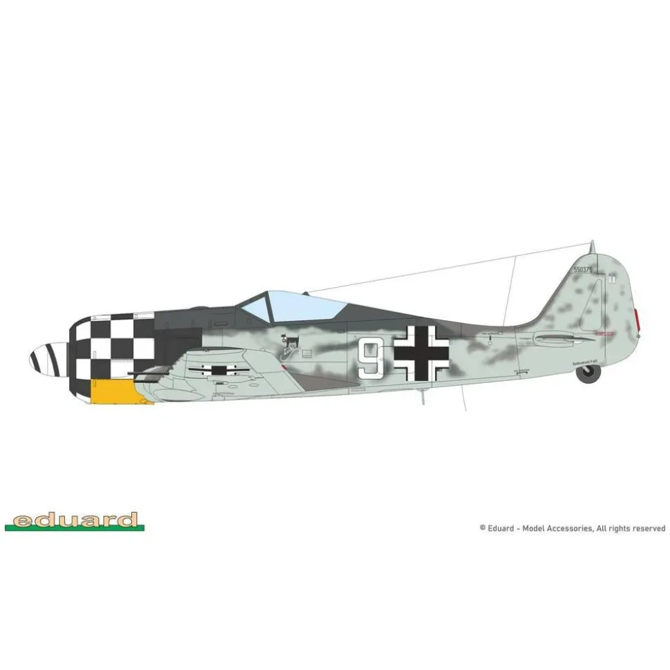 Maquette Avion : Fw 190A-6 EDUARD-PROFIPACK in 1:48 - Eduard