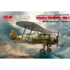 Maquette Avion : Gloster Gladiator Mk I chasseur britannique de la Seconde Guerre mondiale - ICM