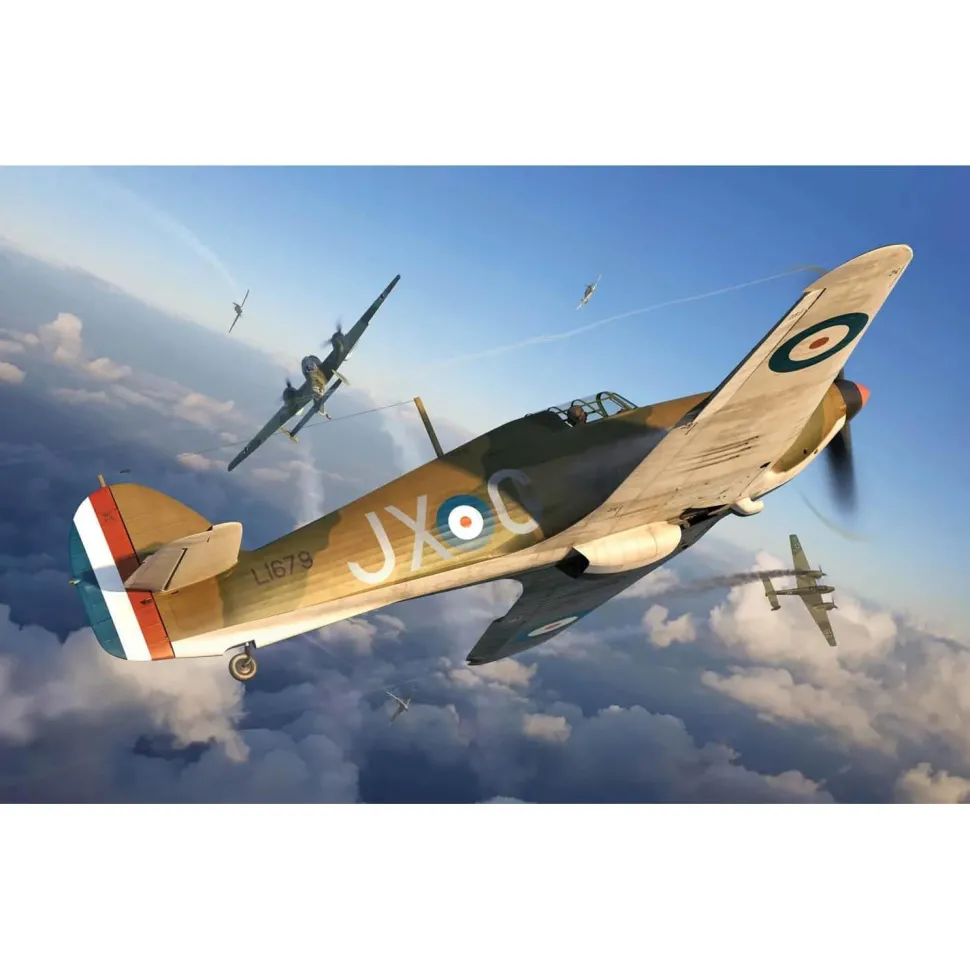 Maquette avion : Hawker Hurricane Mk.I - Airfix
