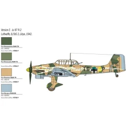 Maquette avion : Ju87B-2/R2 Stuka Picch - Italeri