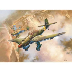 Maquette avion : Junkers Ju-87B-2 Stuka - Trumpeter