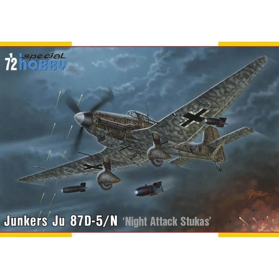 Maquette avion : Junkers Ju 87D-5/N/D-8 Stukas d'attaque nocturne - Special Hobby
