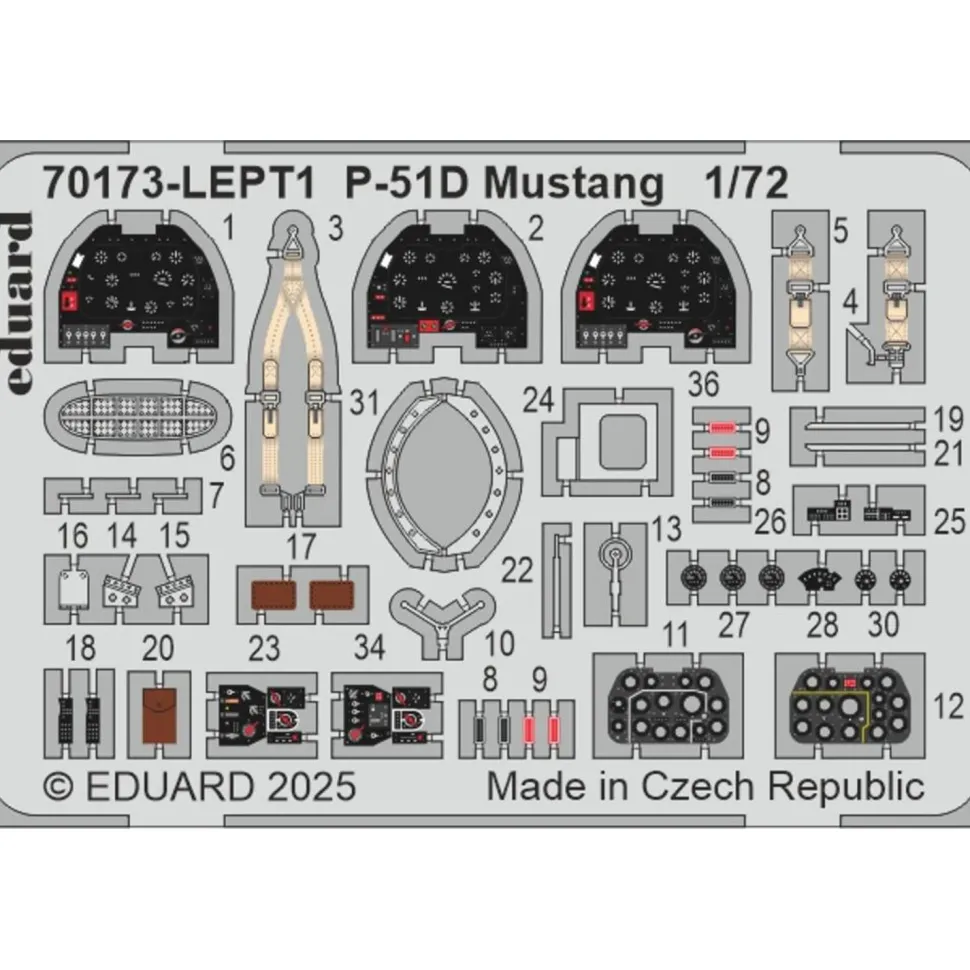 Maquette avion : Kits: P-51D Mustang Eduard-Profipack - Eduard