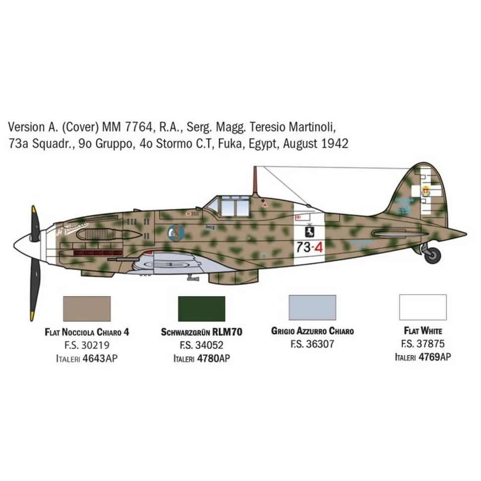 Maquette avion : MC.202 Folgore Aces en 1:72 - Italeri
