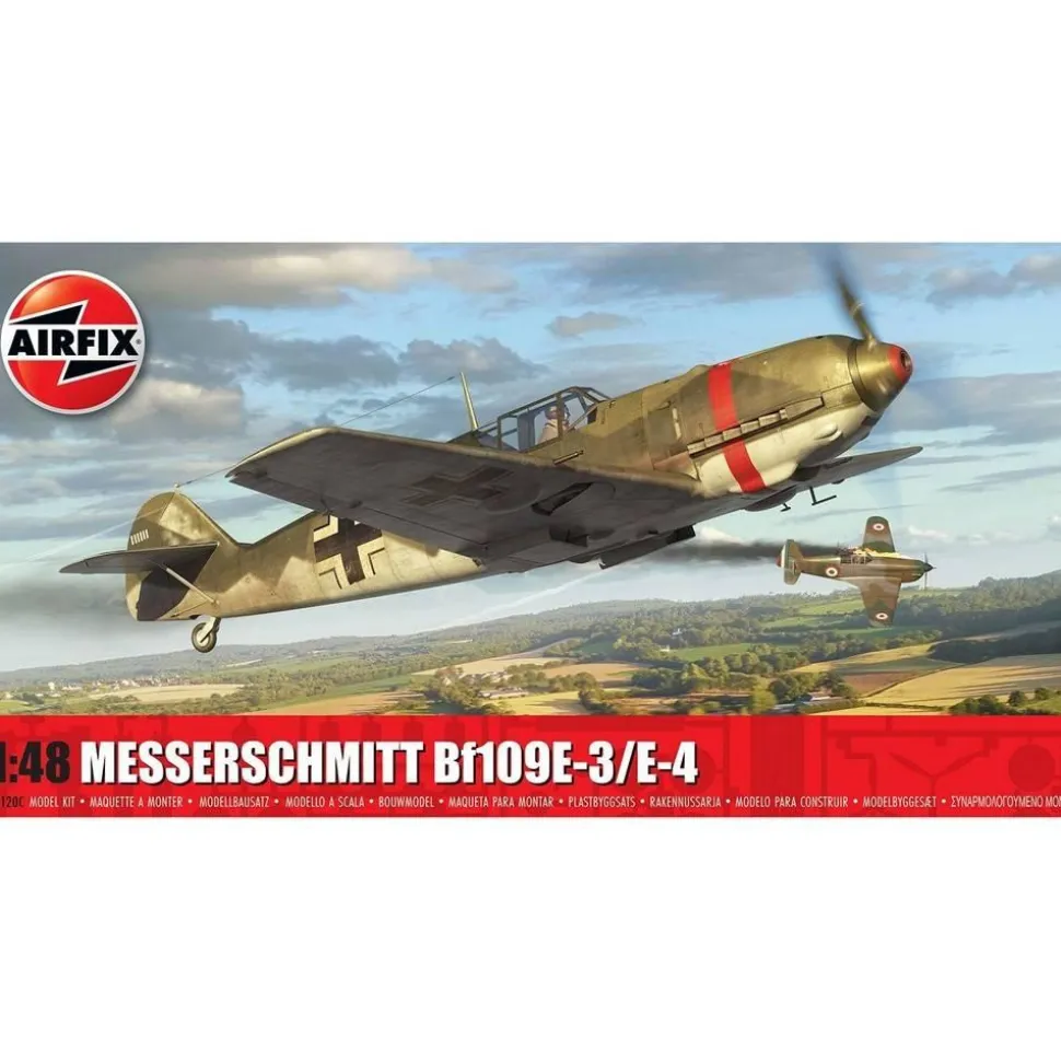 Maquette Avion : Messerschmitt Bf109E-3/E-4 - Airfix