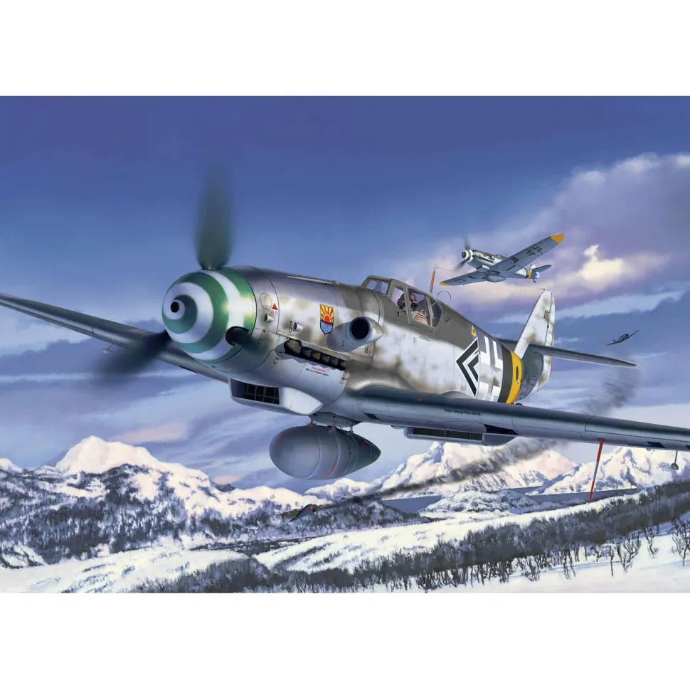 Maquette avion : Model Set Easy-click system: Messerschmitt Bf109G-6 - Revell