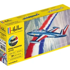 Maquette avion : Starter Kit: Fouga Magister - Heller