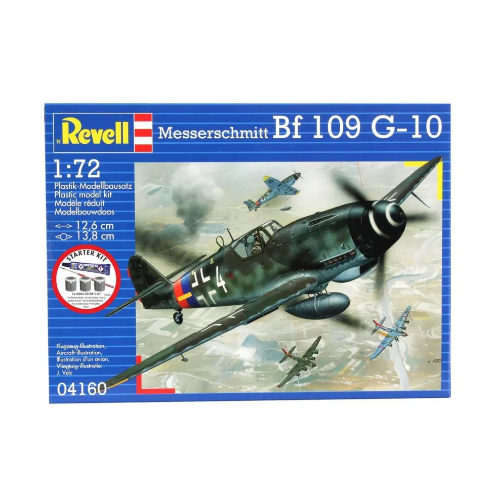 Maquette avion : Starter Kit : Messerschmitt Bf-109 - Revell
