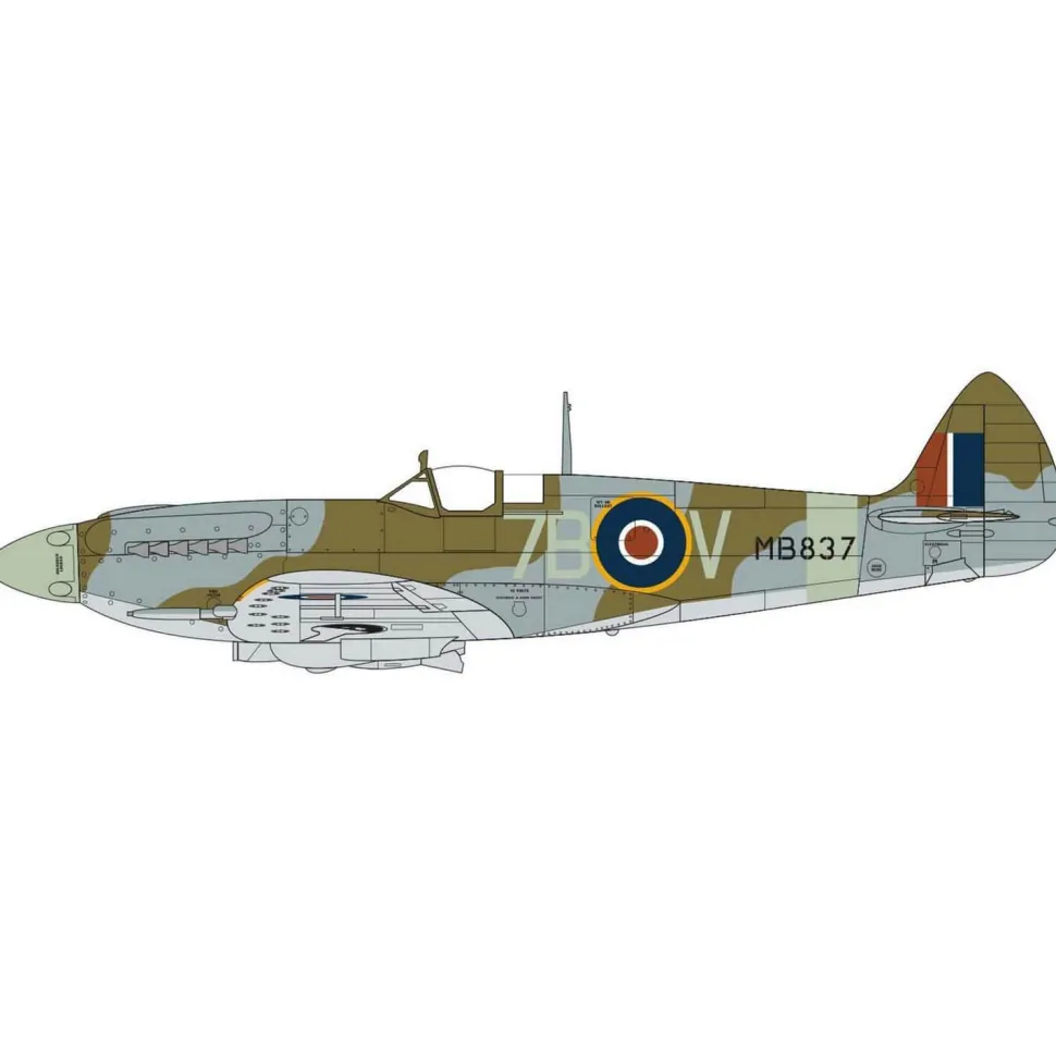 Maquette Avion : Supermarine Spitfire Mk.XII - Airfix