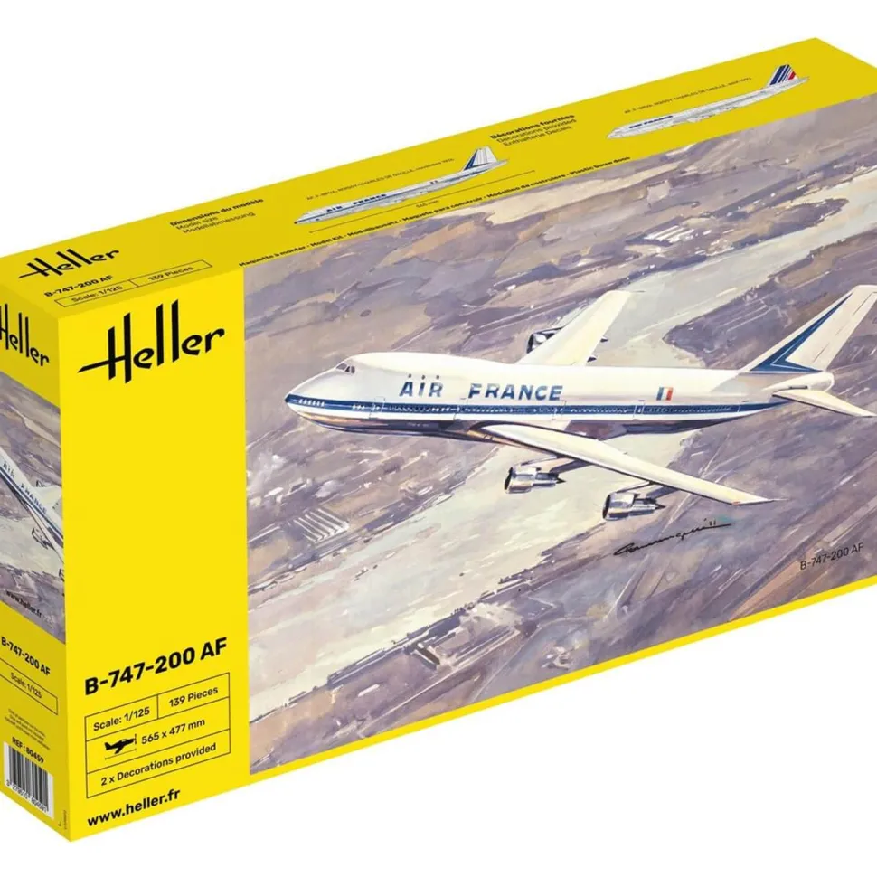 Maquette avion : Boeing 747 Air France - Heller
