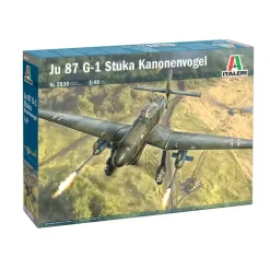 Maquette avion de guerre : JU 87G-1 Stuka Kanonenvogel - Italeri