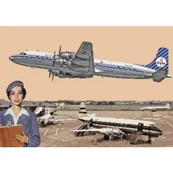 Maquette avion : Douglas DC-7C Royal Dutch Airlines (KLM) - Roden