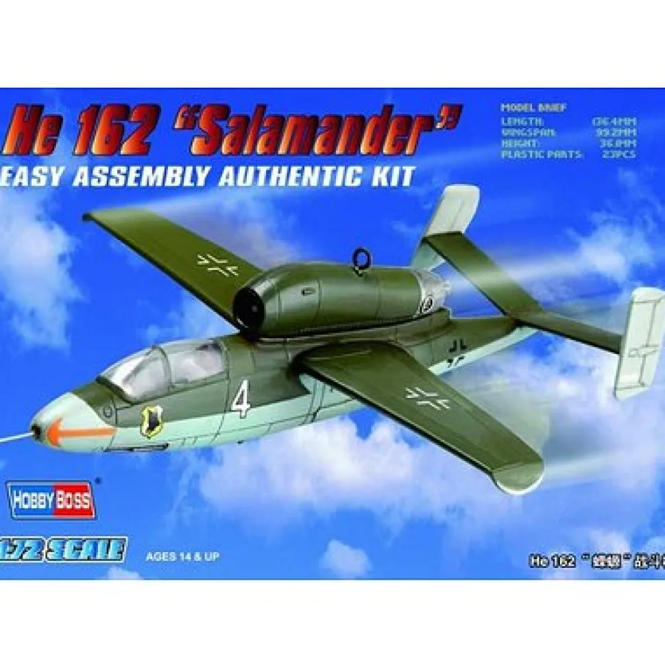 Maquette avion : HE 162 Salamander - Hobby Boss