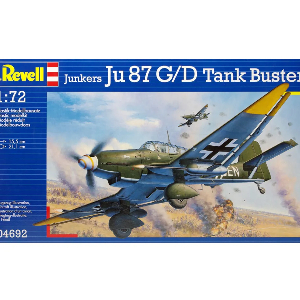 Maquette avion : Junkers Ju 87 G/D Tank Buster - Revell