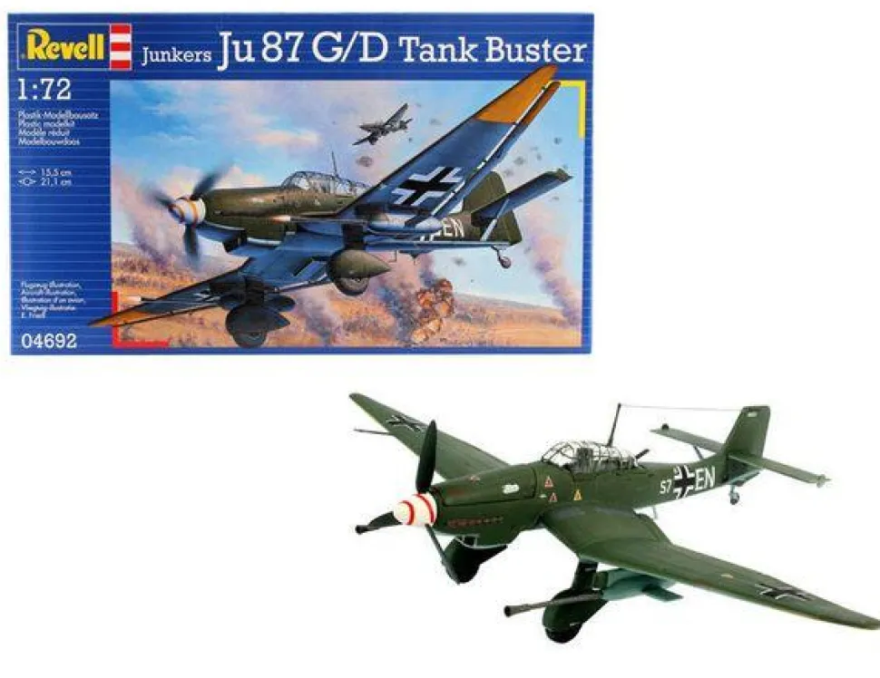 Maquette avion : Junkers Ju 87 G/D Tank Buster - Revell