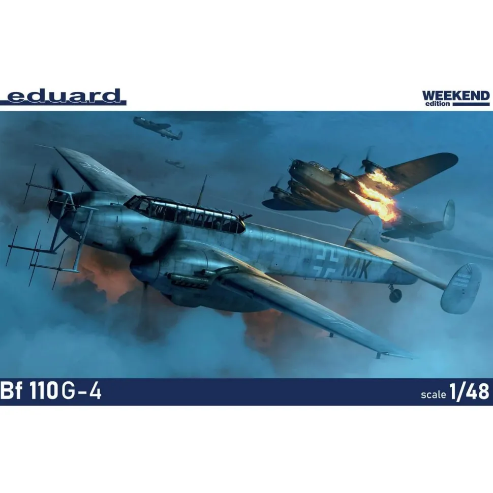 Maquette avion militaire : Weekend edition - Bf 110G-4 - Eduard