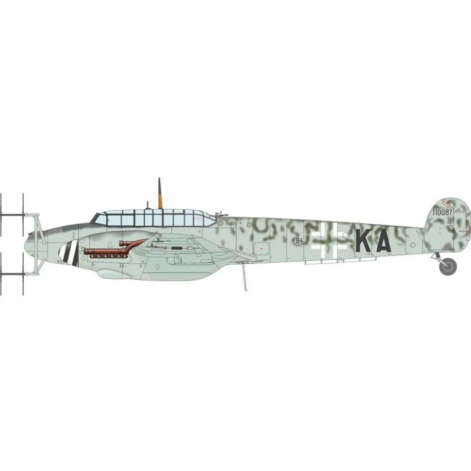 Maquette avion militaire : Weekend edition - Bf 110G-4 - Eduard