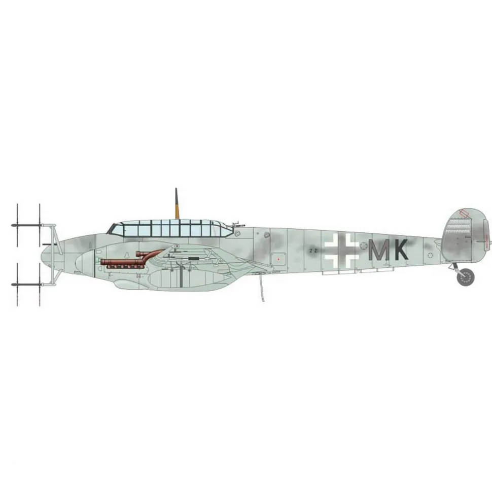 Maquette avion militaire : Weekend edition - Bf 110G-4 - Eduard
