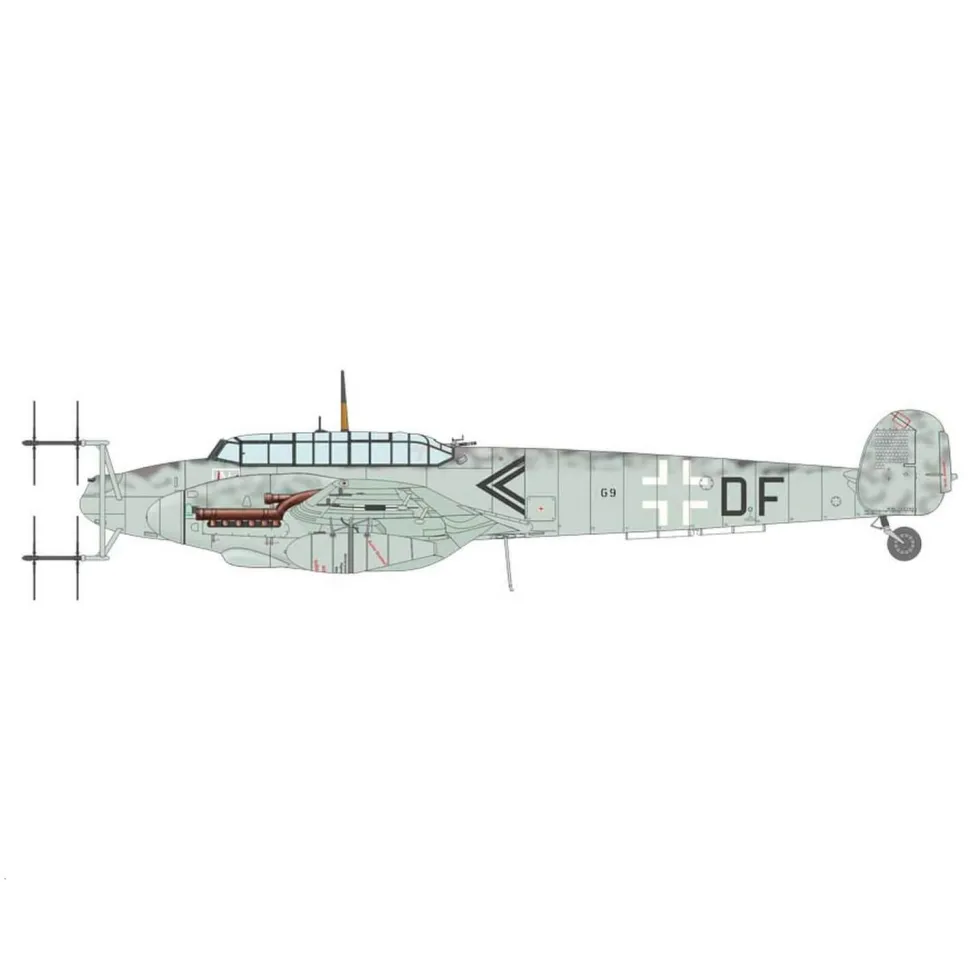 Maquette avion militaire : Weekend edition - Bf 110G-4 - Eduard