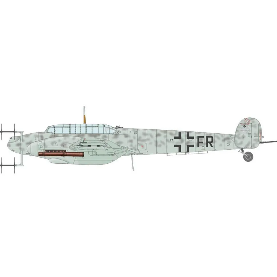 Maquette avion militaire : Weekend edition - Bf 110G-4 - Eduard