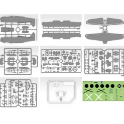 Maquette avion militaire : HS 123A Légion Condor - ICM