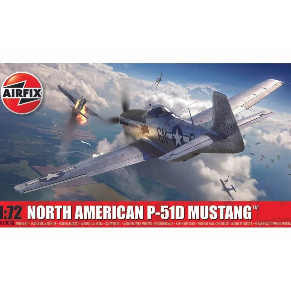 Maquette avion militaire : North American P-51D Mustang - Airfix